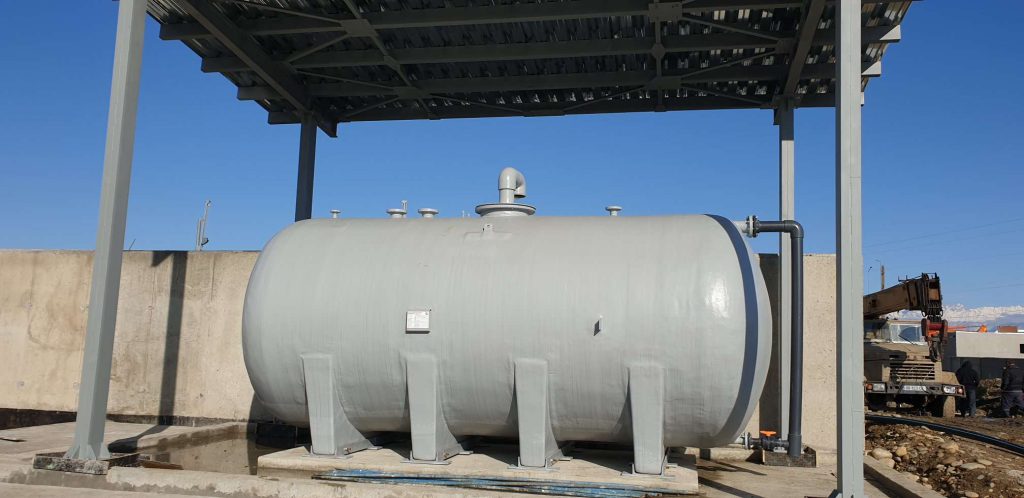 EMIT GRP tank
