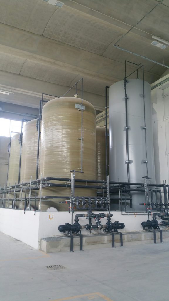 batteria serbatoi da 50 mc per acque di sentina RIECO 